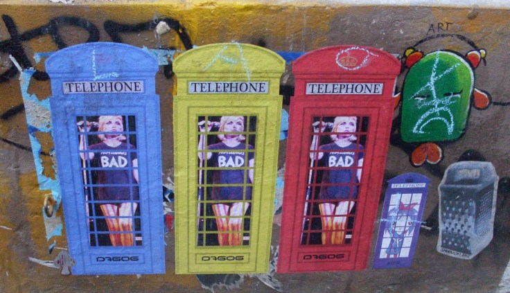 Street Art bei Café Cinema, Berlin