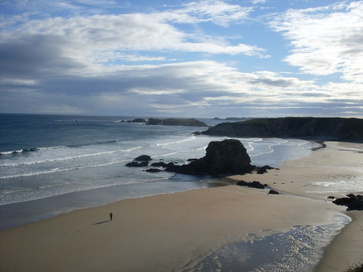 Strand kurz nach Tapia (Foto: SchrittWeise)