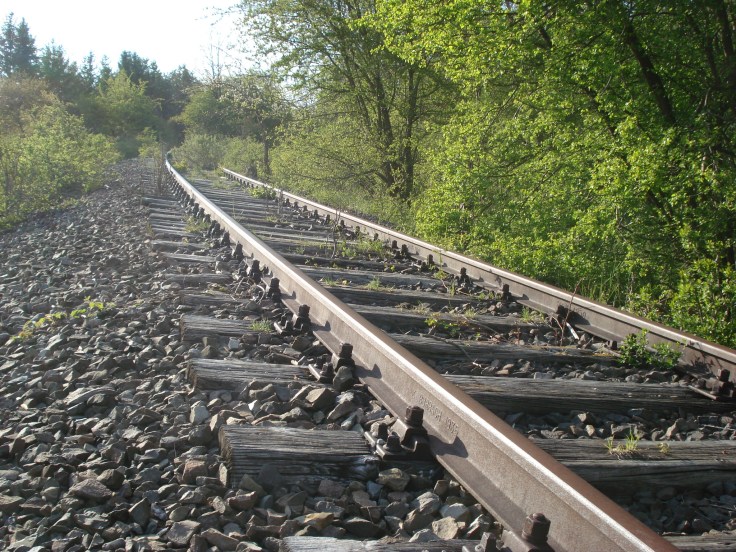 Verlassene Eisenbahntrecke
