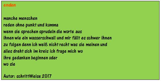 schrittWeise, ohnepunktundkomma