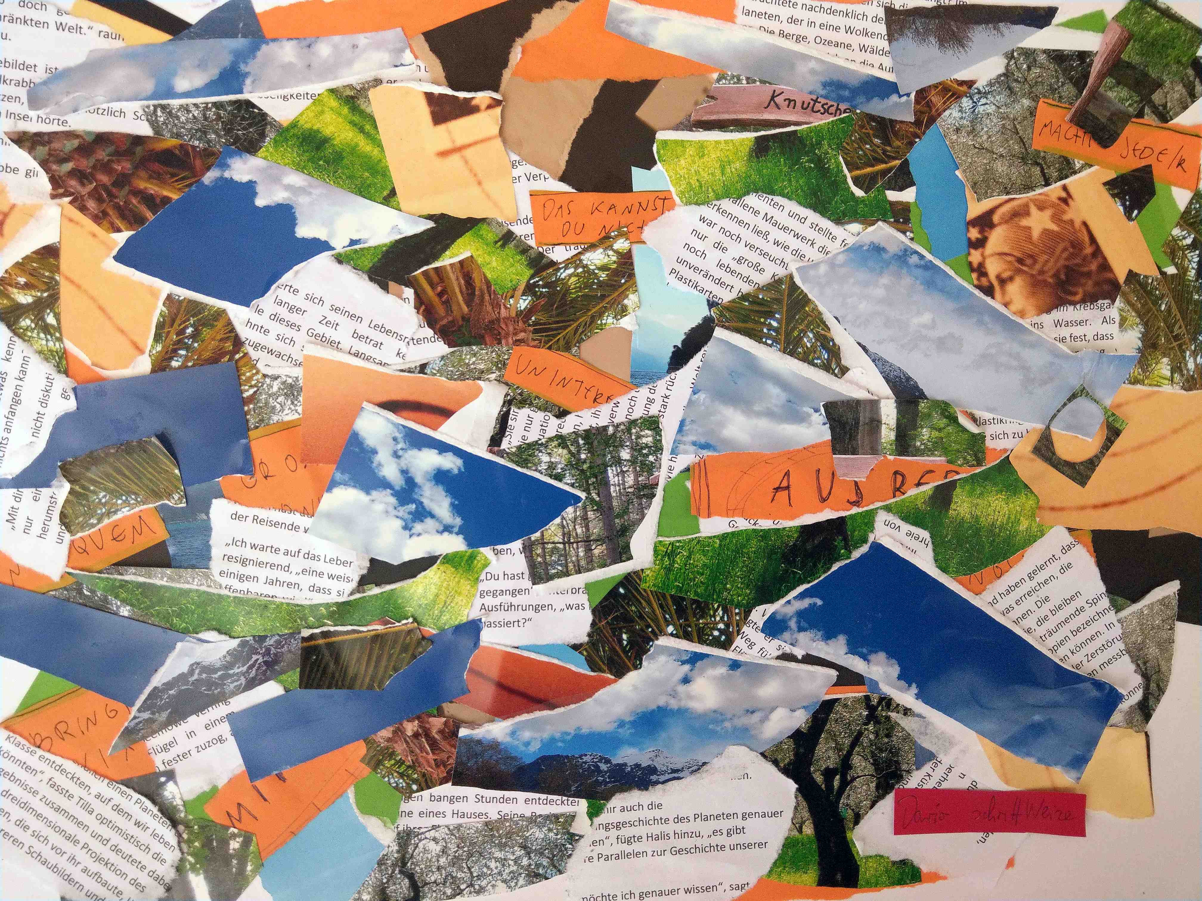 Collage Bild Collage der Erinnerungen – Dario Schrittweise