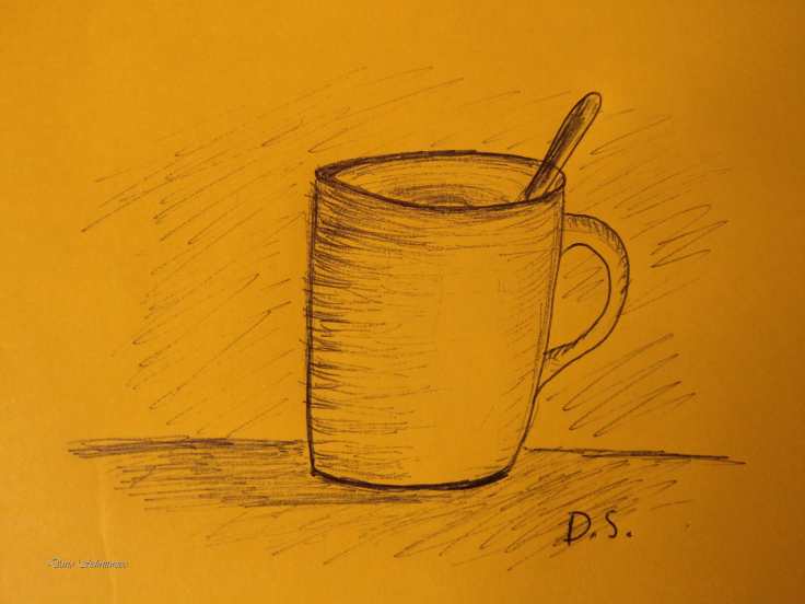 Eine Tasse heißer Luft