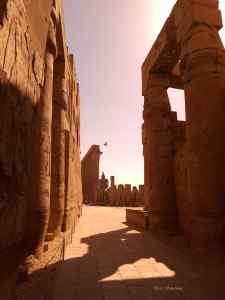 Ein Moment im Luxor-Tempel