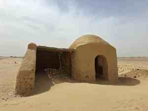 Eine typische Hütte