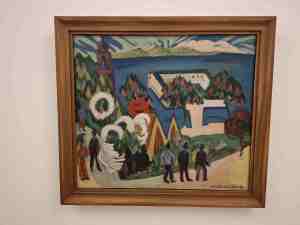 "Der Bodensee von Kreuzlingen aus gesehen, 1917 " von Ernst Ludwig Kirchner