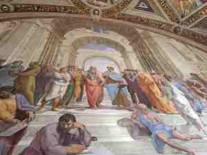 "Die Schule von Athen" von Raffael